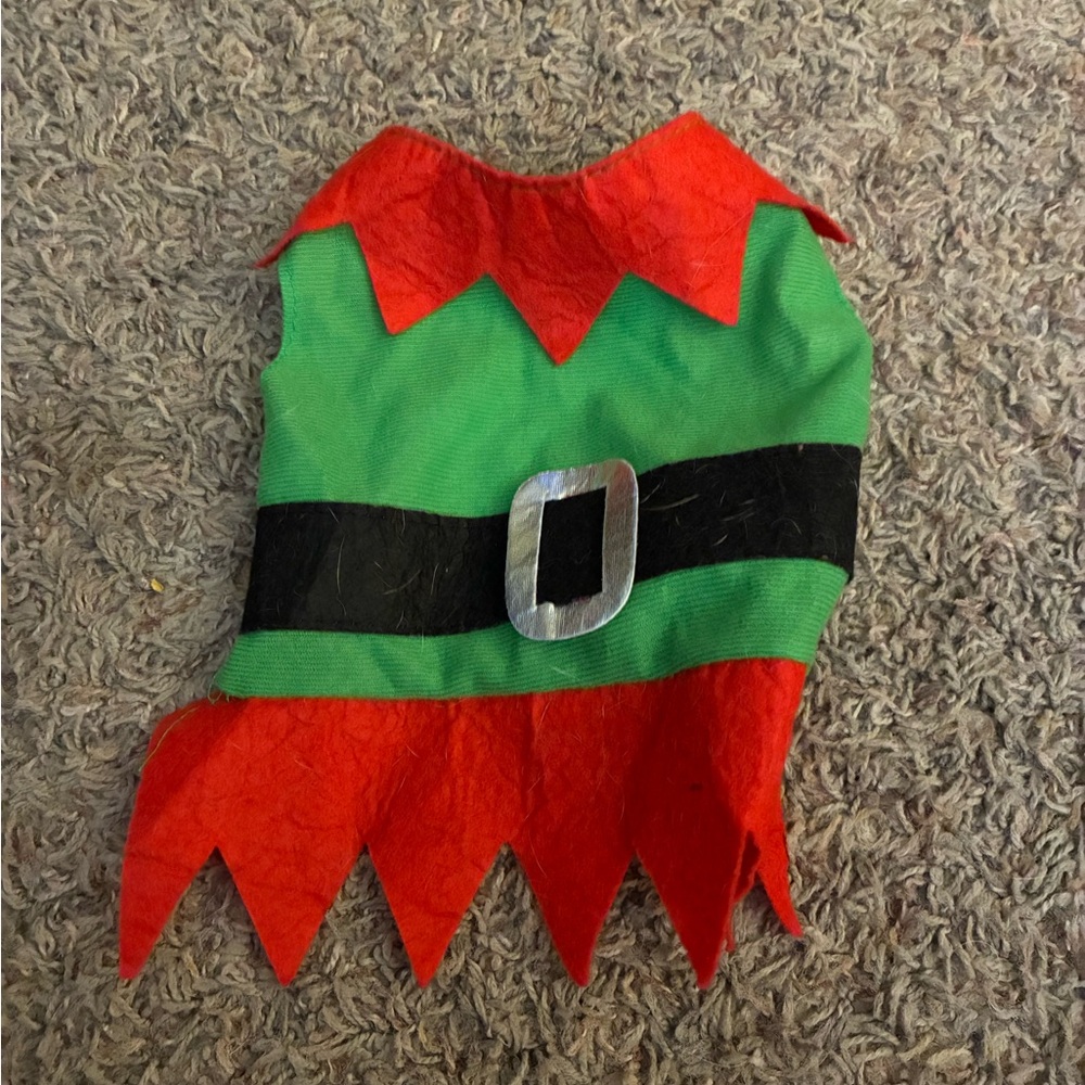 Pet elf costume